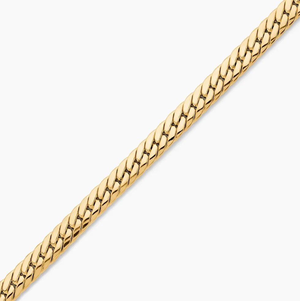 Bracelet Izel Maille Anglaise Or Jaune