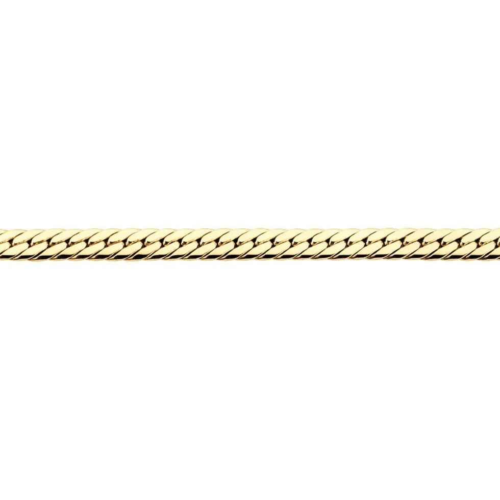 Bracelet Izel Maille Anglaise Or Jaune