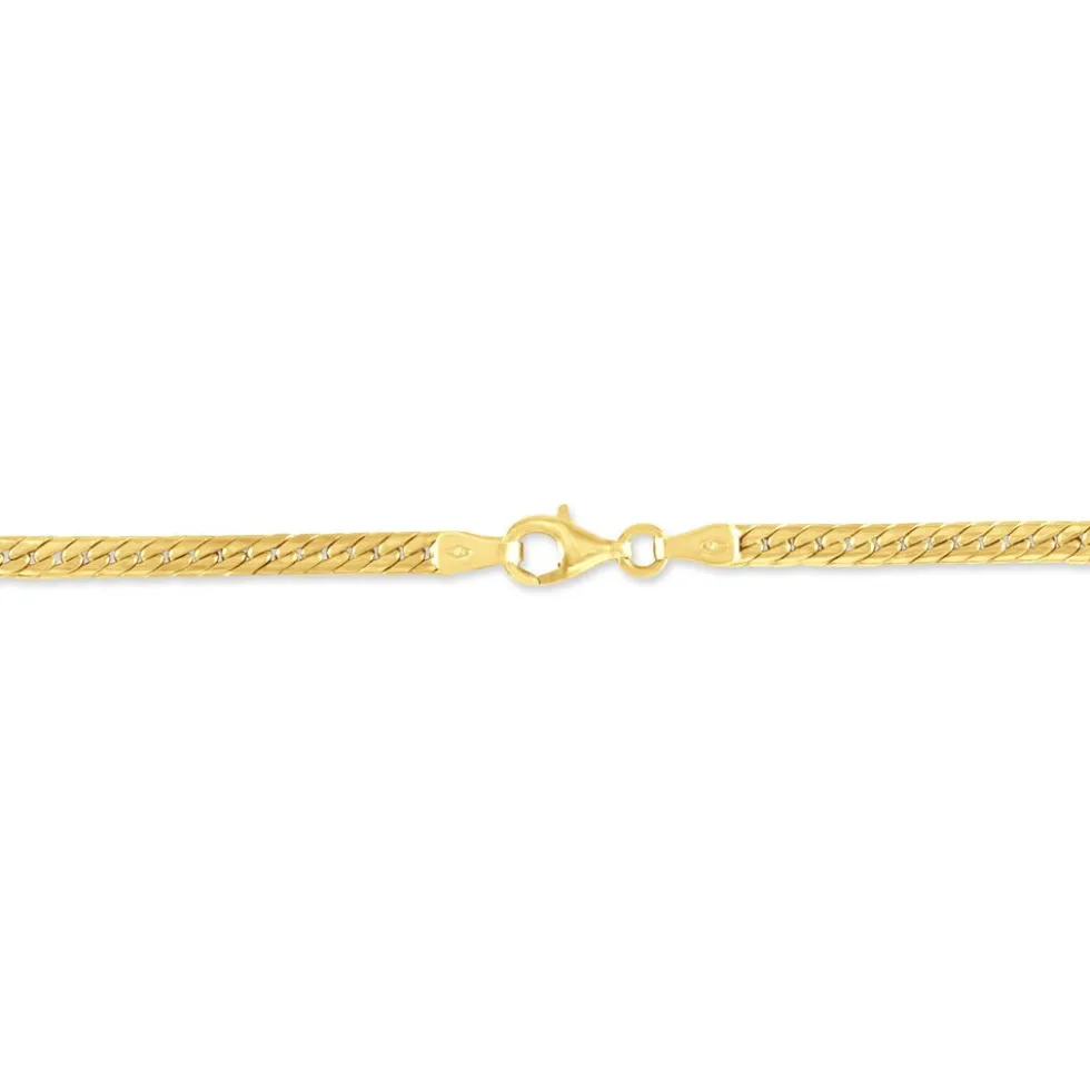 Bracelet Izel Maille Anglaise Or Jaune