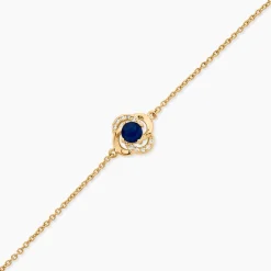 Bracelet Jaana Plaqué Or Jaune Verre Oxyde De Zirconium