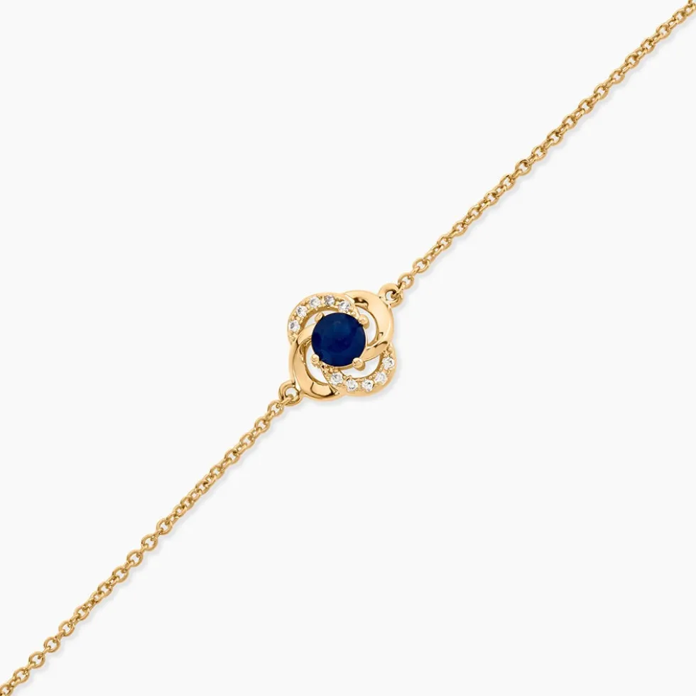 Bracelet Jaana Plaqué Or Jaune Verre Oxyde De Zirconium