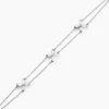 Bracelet Jacquine Argent Blanc Oxyde De Zirconium