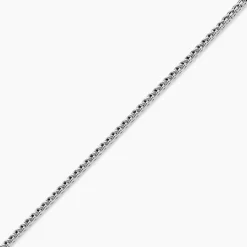 Bracelet Jany Maille Palmier Or Blanc