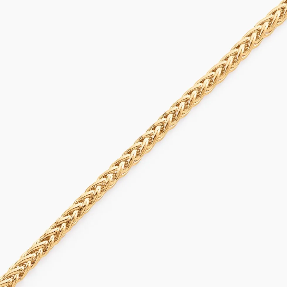 Bracelet Jany Maille Palmier Or Jaune