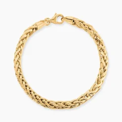 Bracelet Jany Maille Palmier Or Jaune