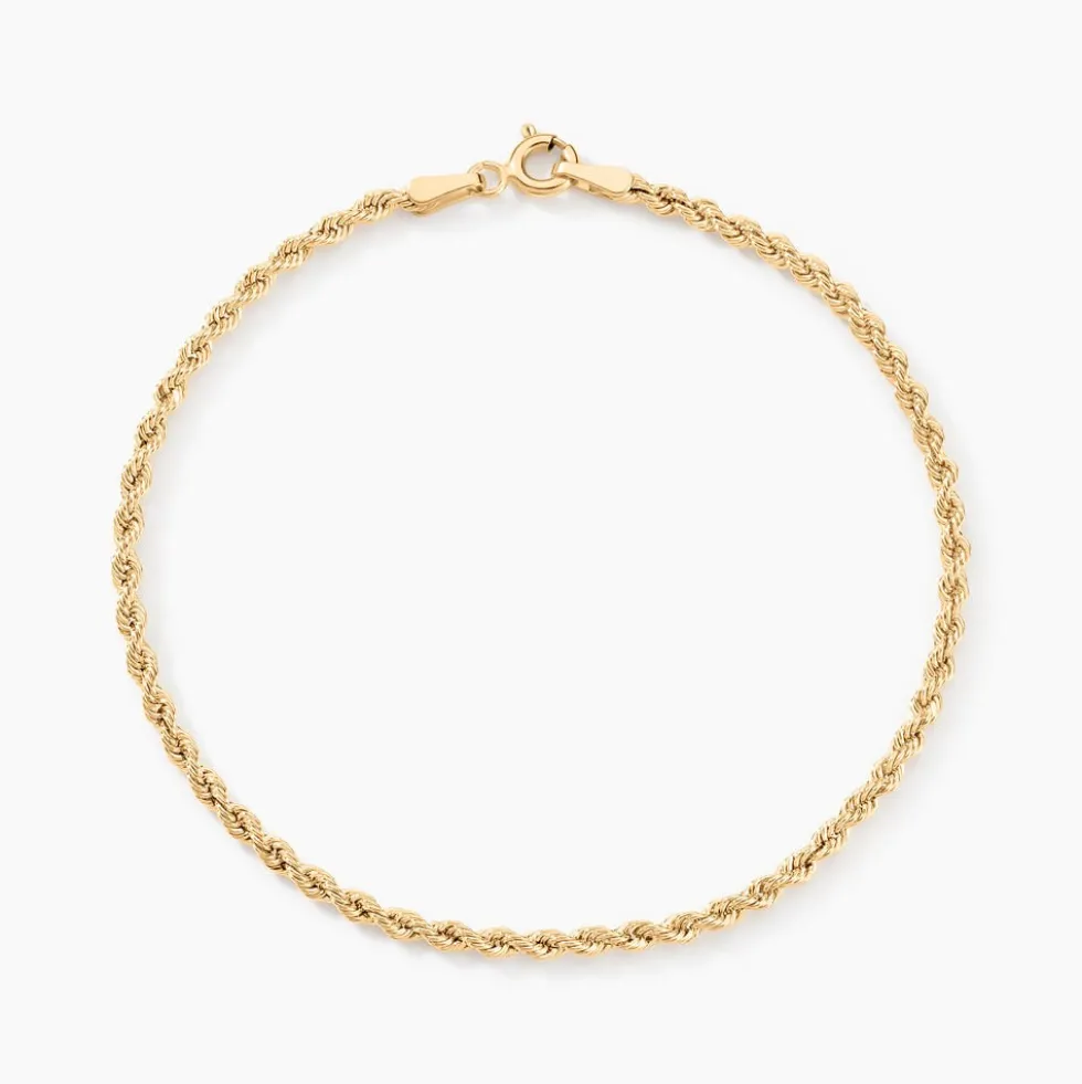 Bracelet Jerry Maille Corde Or Jaune