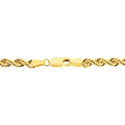 Bracelet Jerry Or Jaune Maille Corde