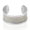 Bracelet Jonc Acier Blanc