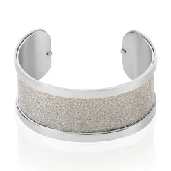 Bracelet Jonc Acier Blanc