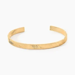 Bracelet Jonc Adelaide Plaqué Or Jaune