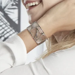 Bracelet Jonc Andor Acier Blanc