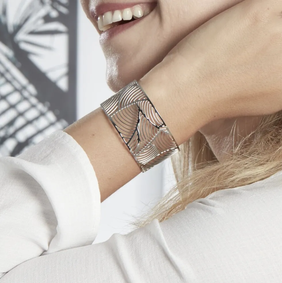 Bracelet Jonc Andor Acier Blanc