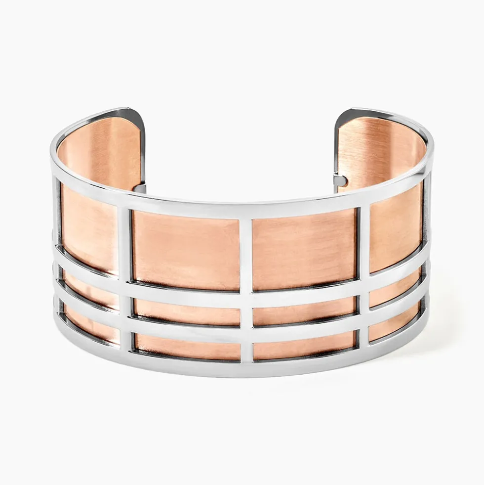 Bracelet Jonc Andria Acier Blanc