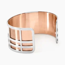 Bracelet Jonc Andria Acier Blanc
