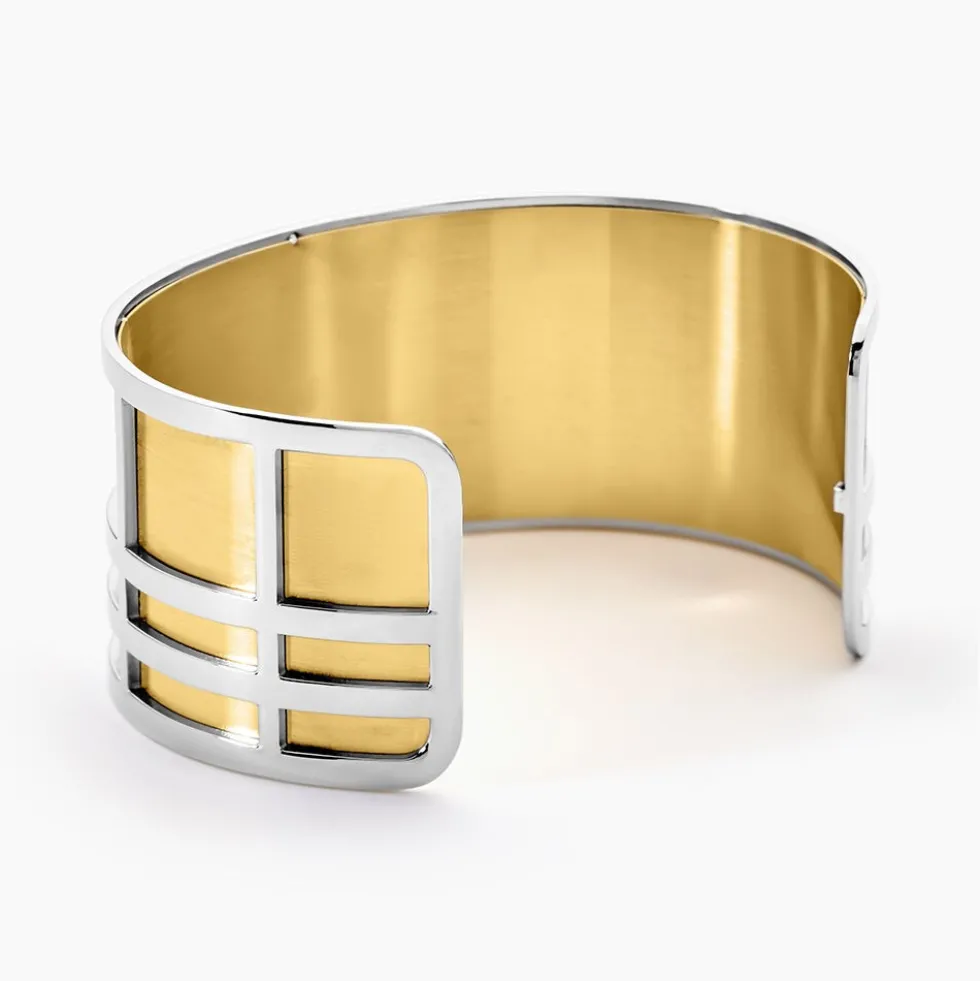 Bracelet Jonc Andria Acier Blanc