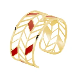 Bracelet Jonc Azat Acier Jaune