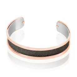Bracelet Jonc Guila Acier Rose