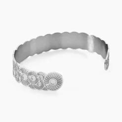 Bracelet Jonc Imagine Florette Acier Blanc
