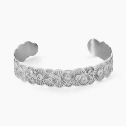 Bracelet Jonc Imagine Florette Acier Blanc