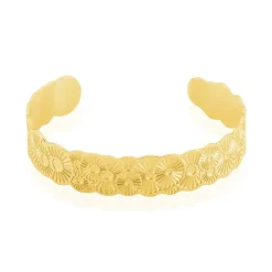 Bracelet Jonc Imagine Florette Acier Jaune