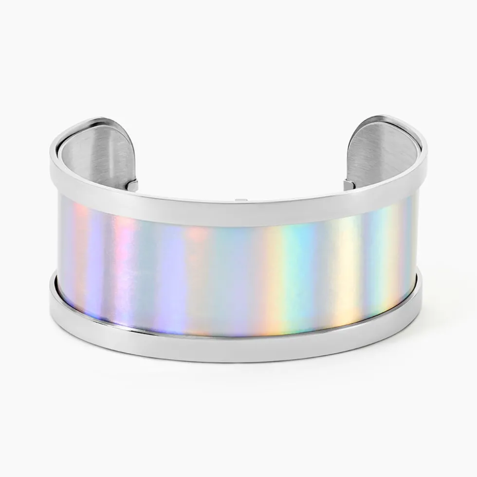 Bracelet Jonc Kayssi Acier Blanc