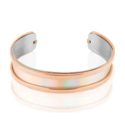 Bracelet Jonc Kayssi Acier Rose