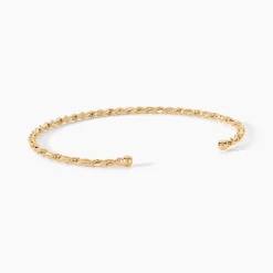 Bracelet Jonc Lou Plaqué Or Jaune