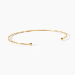 Bracelet Jonc Lou Plaqué Or Jaune