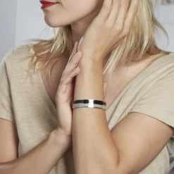 Bracelet Jonc Marie-adelaide Acier Blanc