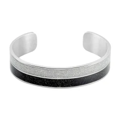 Bracelet Jonc Marie-adelaide Acier Blanc