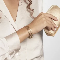 Bracelet Jonc Ouvert Acier Doré Buglose