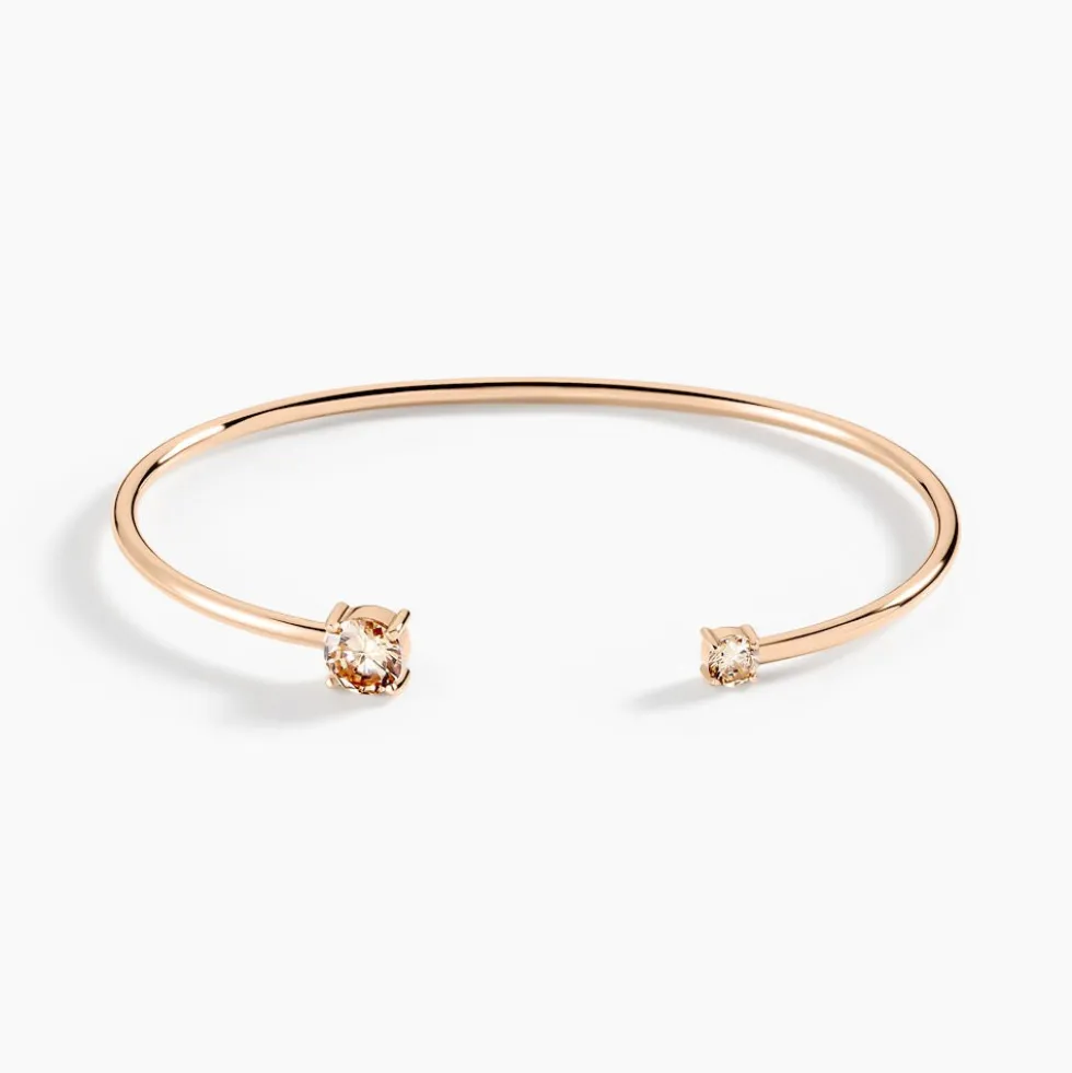 Bracelet Jonc Rio Argent Rose Oxyde De Zirconium
