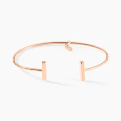Bracelet Jonc Tullia Argent Rose