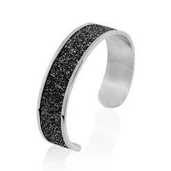 Bracelet Jonc Willis Acier Blanc