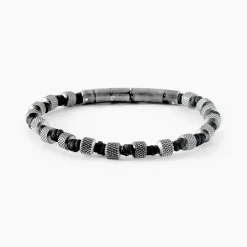 Bracelet Jourdan Acier Noir