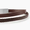 Bracelet Jourdan Cuir De Vache Marron