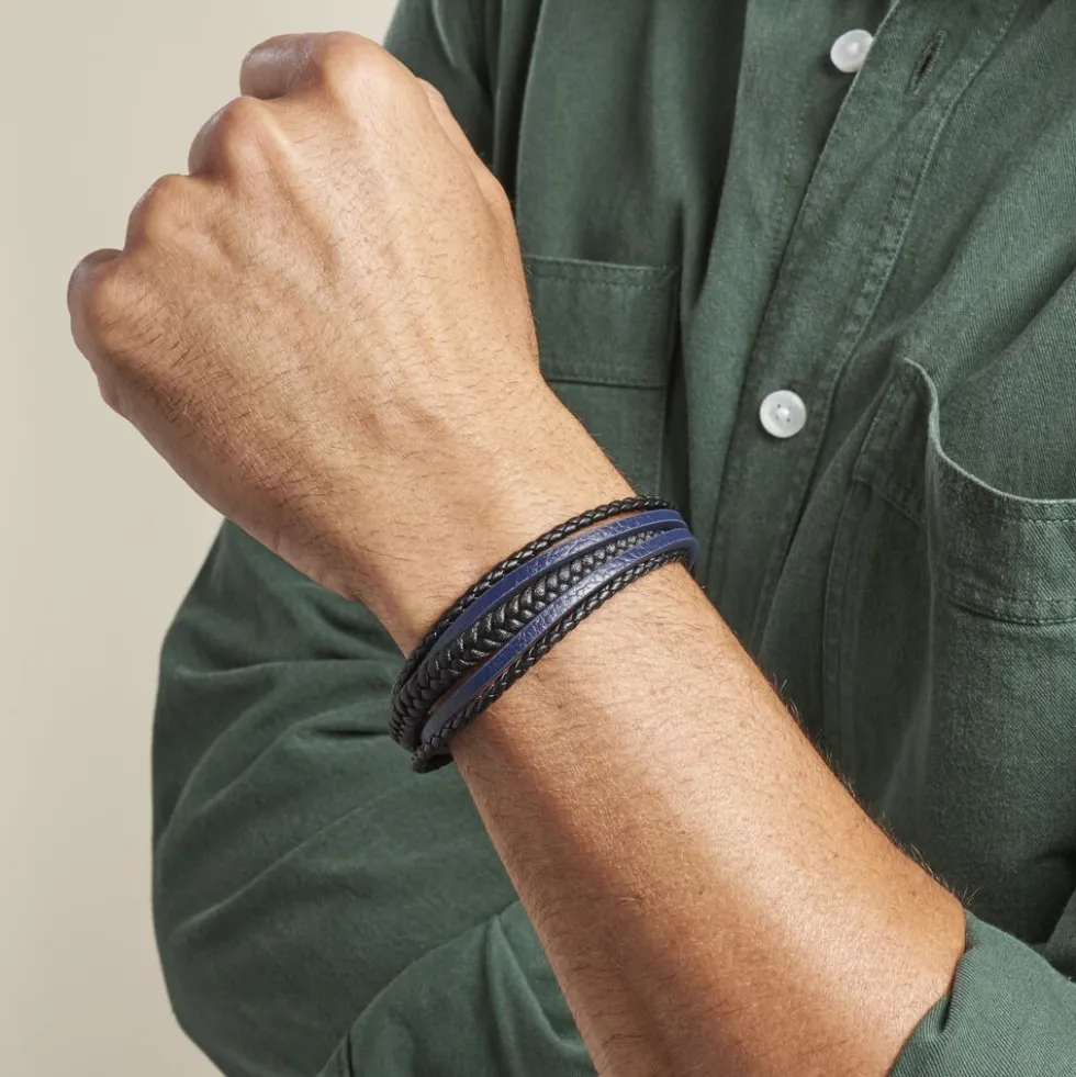 Bracelet Jourdan Homme Byron Acier Argente