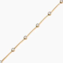 Bracelet Kaelig Plaqué Or Jaune Oxyde De Zirconium