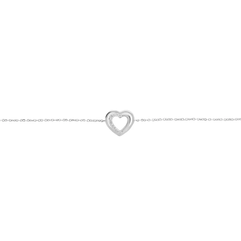 Bracelet Karlota Or Blanc Diamant