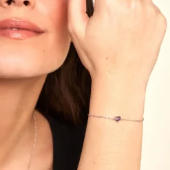 Bracelet Kelvyn Argent Blanc Oxyde De Zirconium