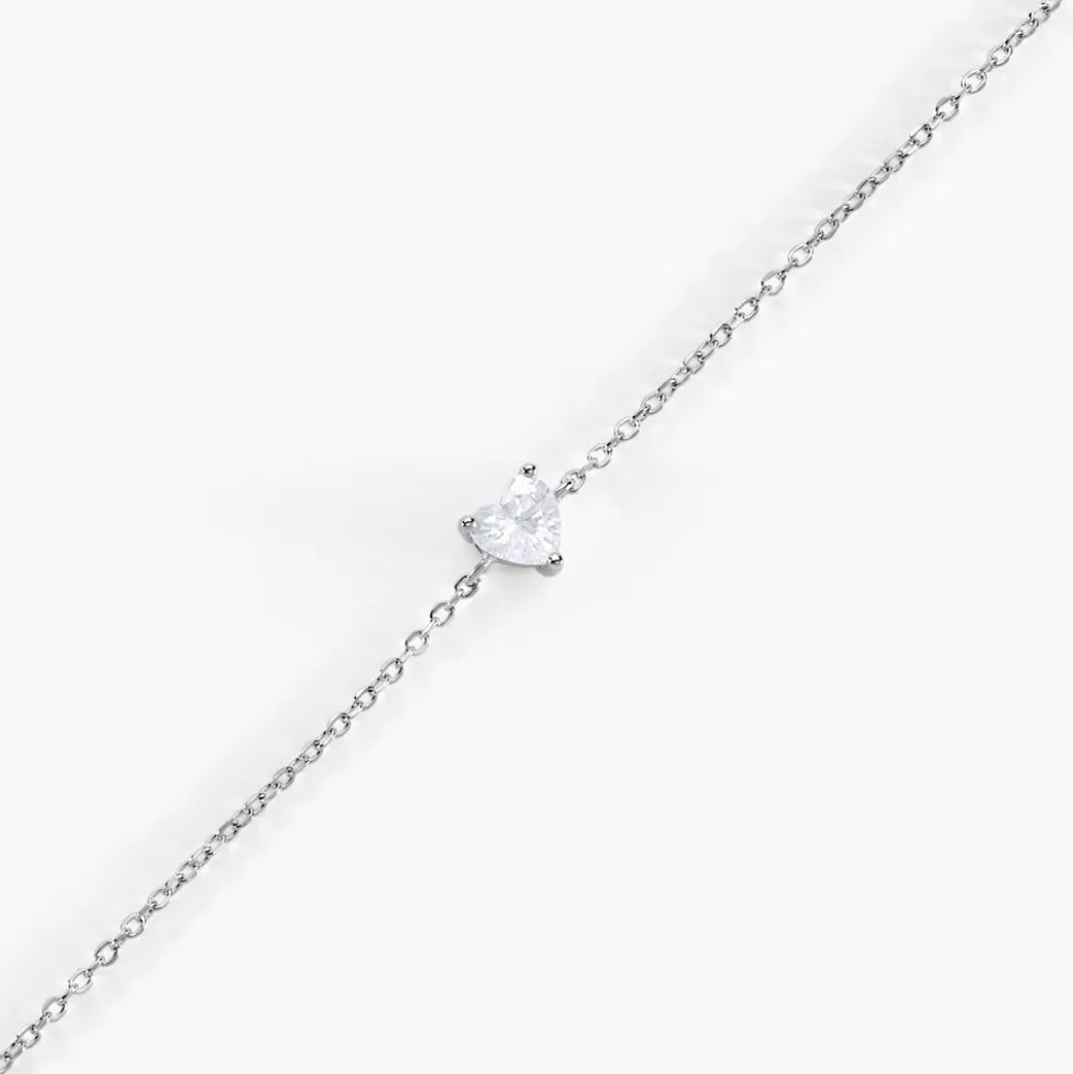 Bracelet Kelvyn Argent Blanc Oxyde De Zirconium