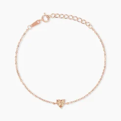 Bracelet Kelvyn Argent Rose Oxyde De Zirconium