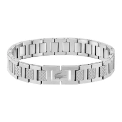 Bracelet Lacoste Metropole Acier Blanc
