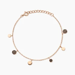 Bracelet Lorainne Argent Bicolore Oxyde De Zirconium