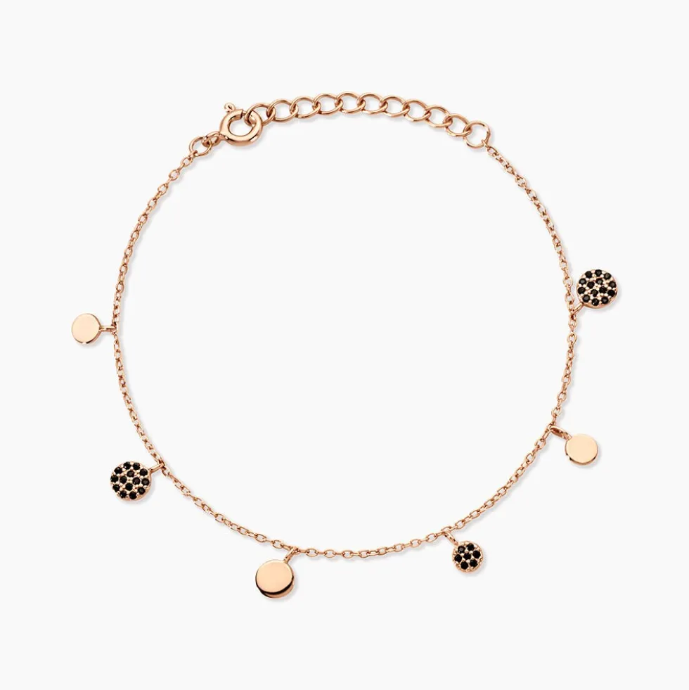 Bracelet Lorainne Argent Bicolore Oxyde De Zirconium