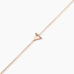 Bracelet Lorena Argent Rose Oxyde De Zirconium