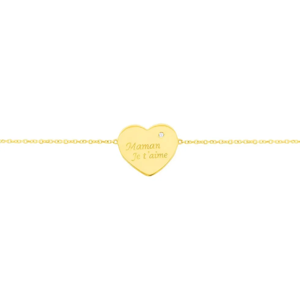 Bracelet Lynn Or Jaune Diamant