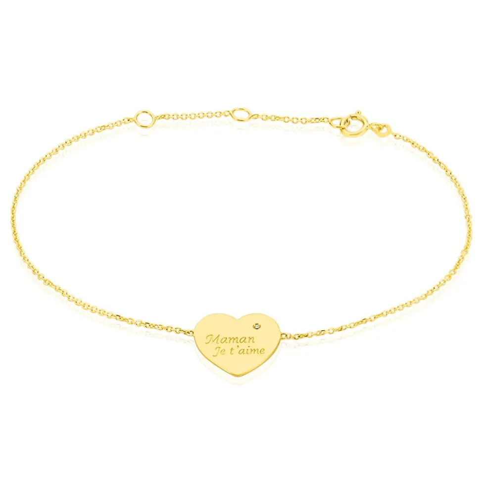 Bracelet Lynn Or Jaune Diamant