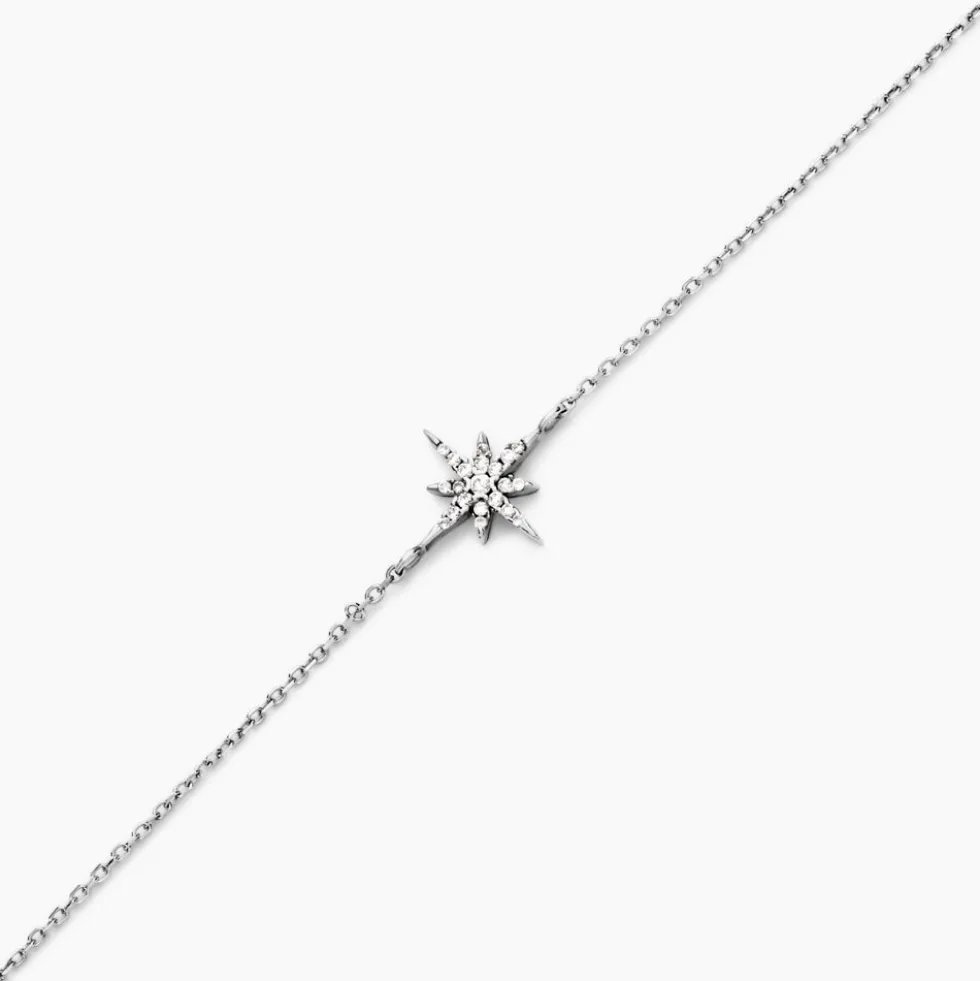 Bracelet Lysianne Argent Blanc Oxyde De Zirconium