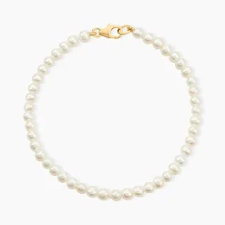 Bracelet Macy Or Jaune Perle De Culture